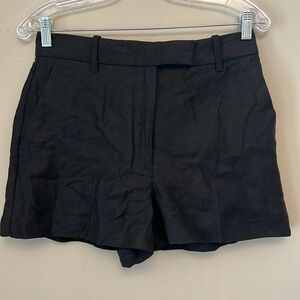 Aritzia Wilfred Black High Waist Casual Shorts size 8
